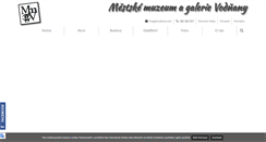 Desktop Screenshot of muzeumvodnany.cz